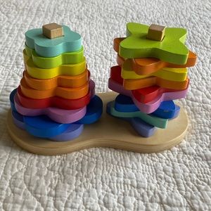 Rainbow Wooden Stacker
